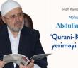 “Qurani-Kərim bizə yeriməyi öyrədir!”